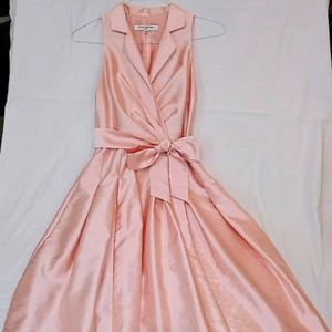 pale pink dress